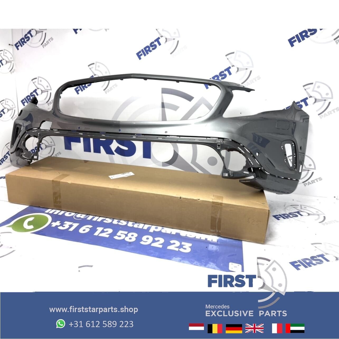 W156 GLA Voorbumper compleet 2013-2019 origineel Mercedes, Gebruikt, -, Voor, Ophalen of Verzenden