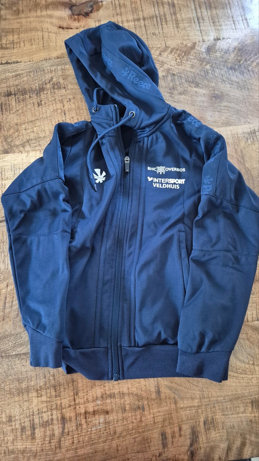 Reece hockeyvest BHC Overbos Intersport Veldhuis mt 140, Kleding | Dames, Jassen | Zomer, Maat 38/40 (M), Blauw, Ophalen of Verzenden