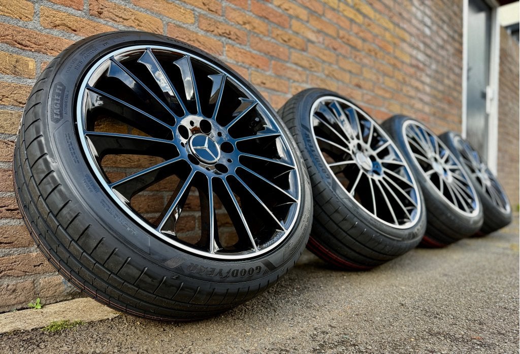 Mercedes Citan 19 inch velgen zwart met zomerbanden nieuw!, Bestelwagen, Banden en Velgen, Niet ingevuld, Nieuw