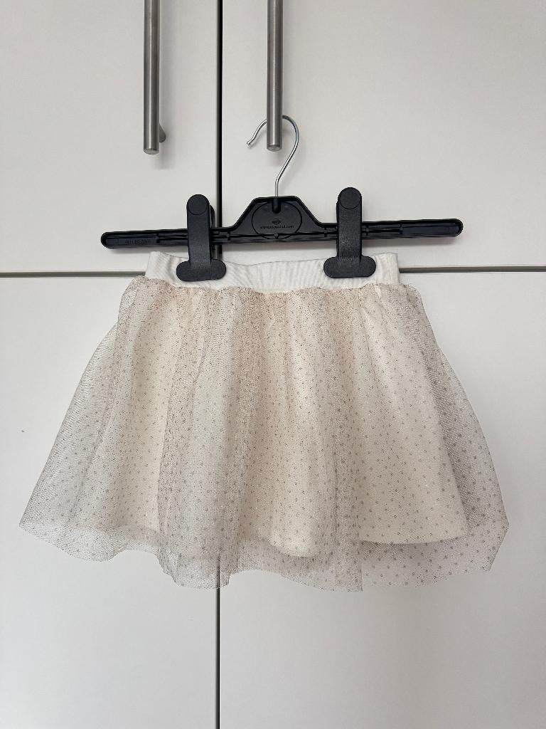 GYMP | Rokje - Offwhite/Gold Sparkle maat 86, Ophalen of Verzenden, Zo goed als nieuw, Meisje, Jurkje of Rokje
