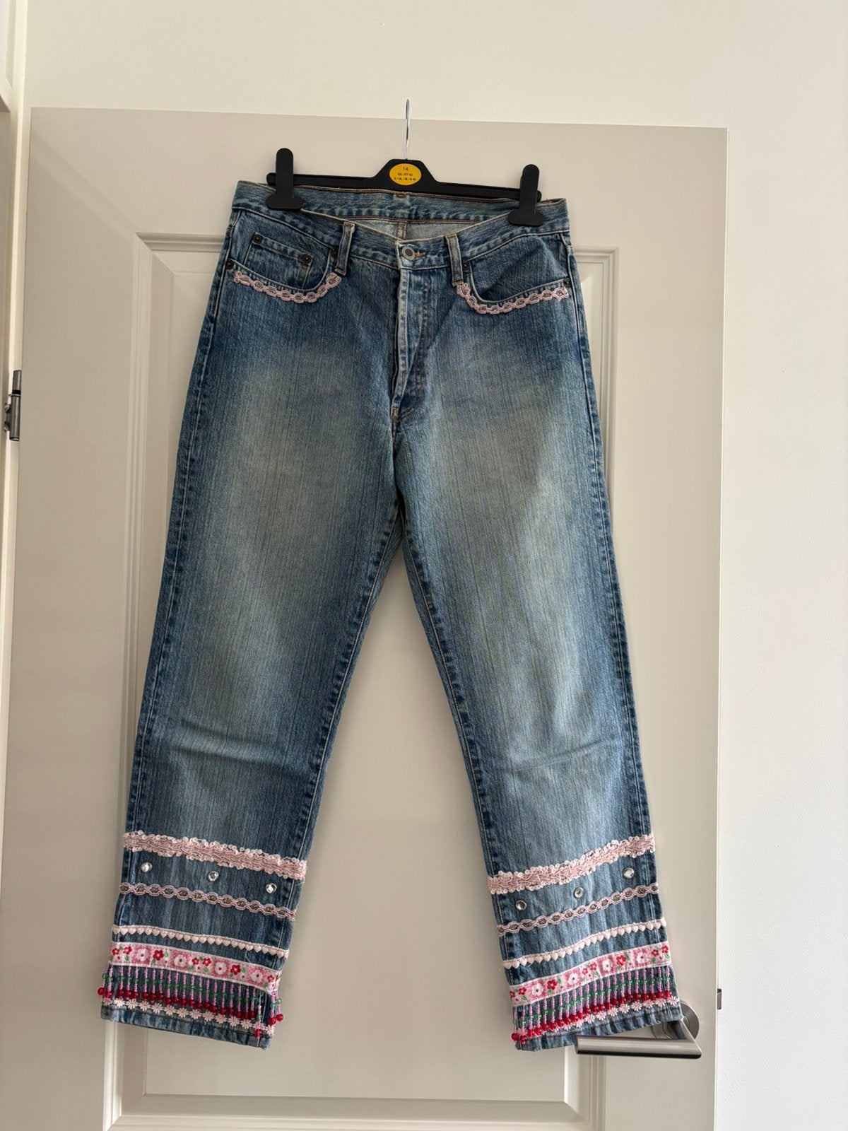 Spijkerbroek jeans vintage dames maat 32., Kleding | Dames, Spijkerbroeken en Jeans, Ophalen of Verzenden, Gedragen, Blauw, W30 - W32 (confectie 38/40)