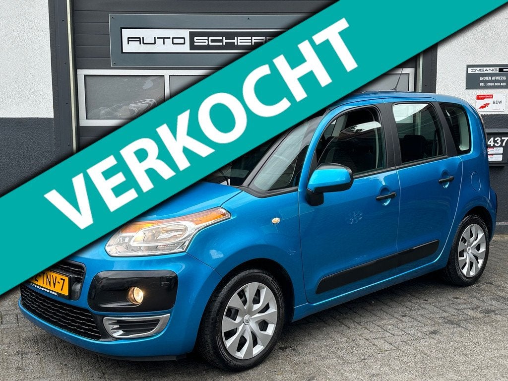 Citroen C3 Picasso 1.4 VTi Aura | AIRCO | 117dkm | RUIM | CR, Auto's, Citroën, Voorwielaandrijving, Euro 5, Stof, Gebruikt