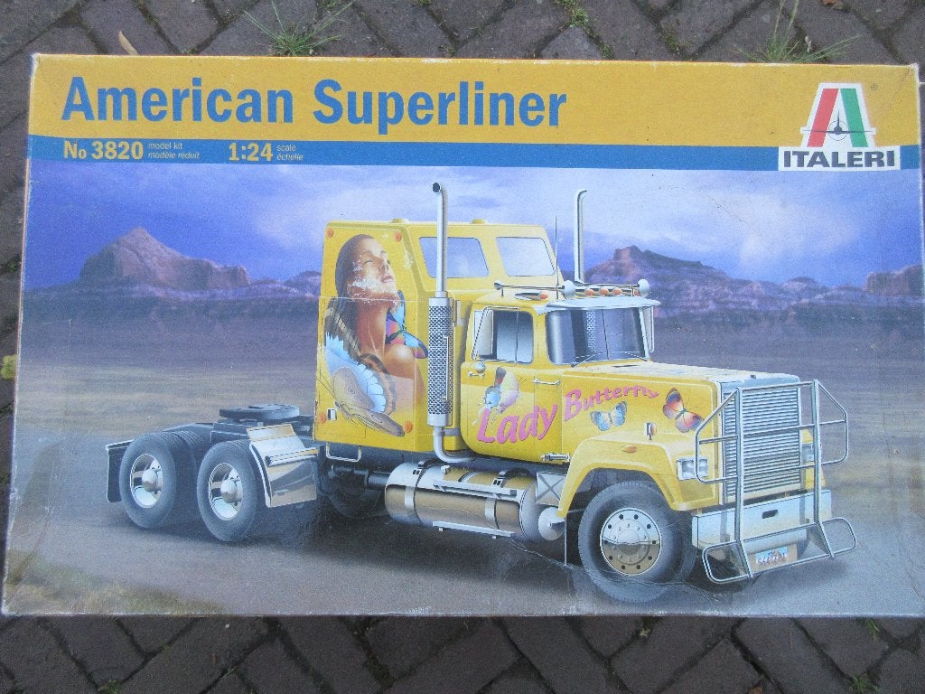 Modelbouw Utaleri bouwpakket Amerikaanse vrachtwagen, Gebruikt, Italeri, Groter dan 1:32, Ophalen of Verzenden