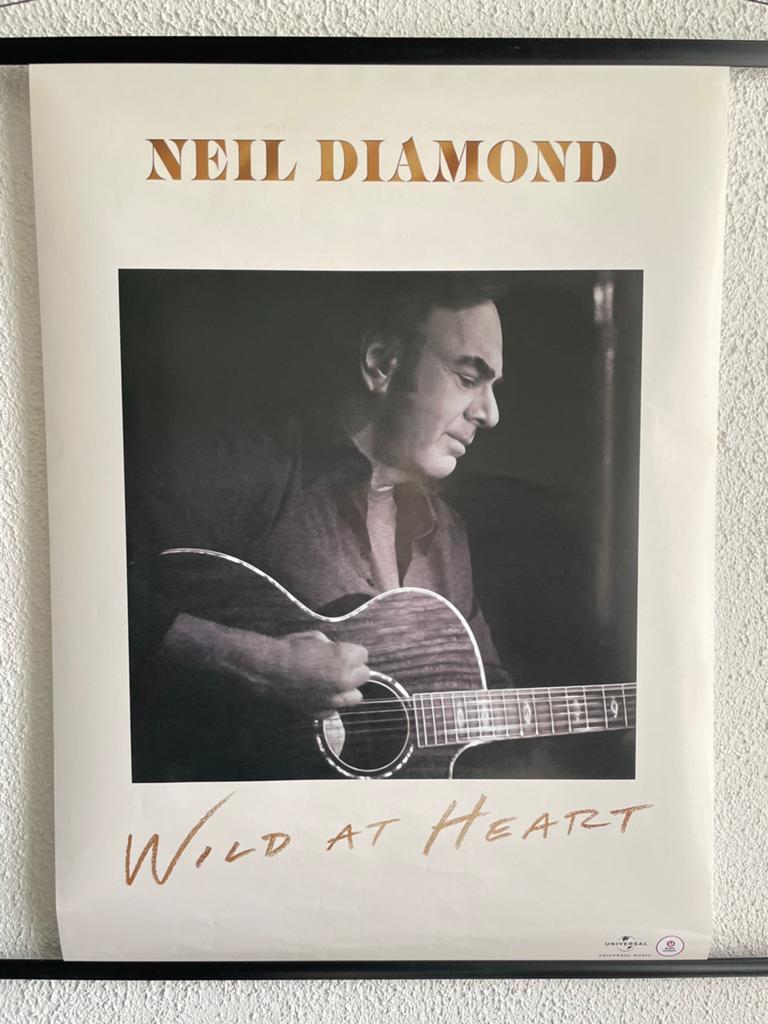 Poster ‘’ Neil Diamond ‘’ 50x70 cm, Verzamelen, Ophalen of Verzenden, Zo goed als nieuw, Poster, Artwork of Schilderij