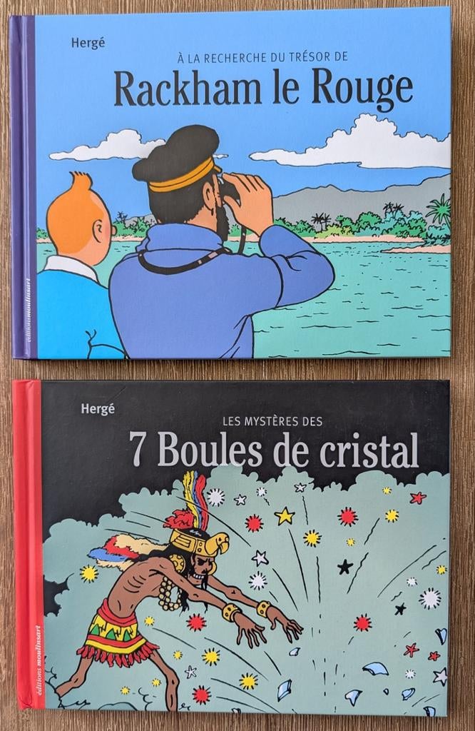 Twee Kuifje boeken in het Frans - Nieuwstaat - 2007 & 2012, Boeken, Europa, Ophalen of Verzenden, Zo goed als nieuw, Meerdere comics