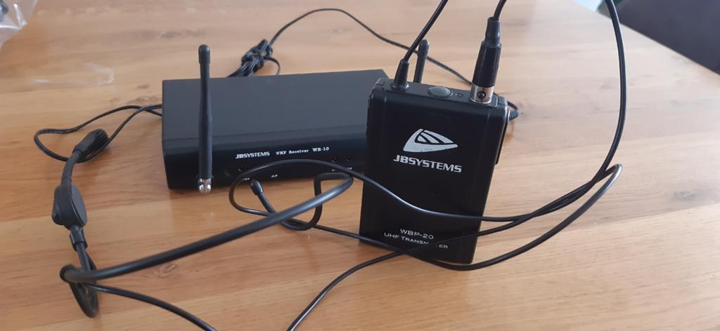 Headset JBSYSTEMS wr10 kompleet, Muziek en Instrumenten, Microfoons, Ophalen of Verzenden, Gebruikt, Overige typen, Draadloos