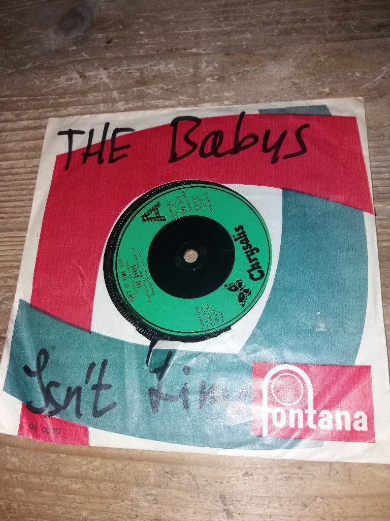 The Babys: Isn't it time (7" single)!, Gebruikt, 7 inch, Ophalen of Verzenden, Pop