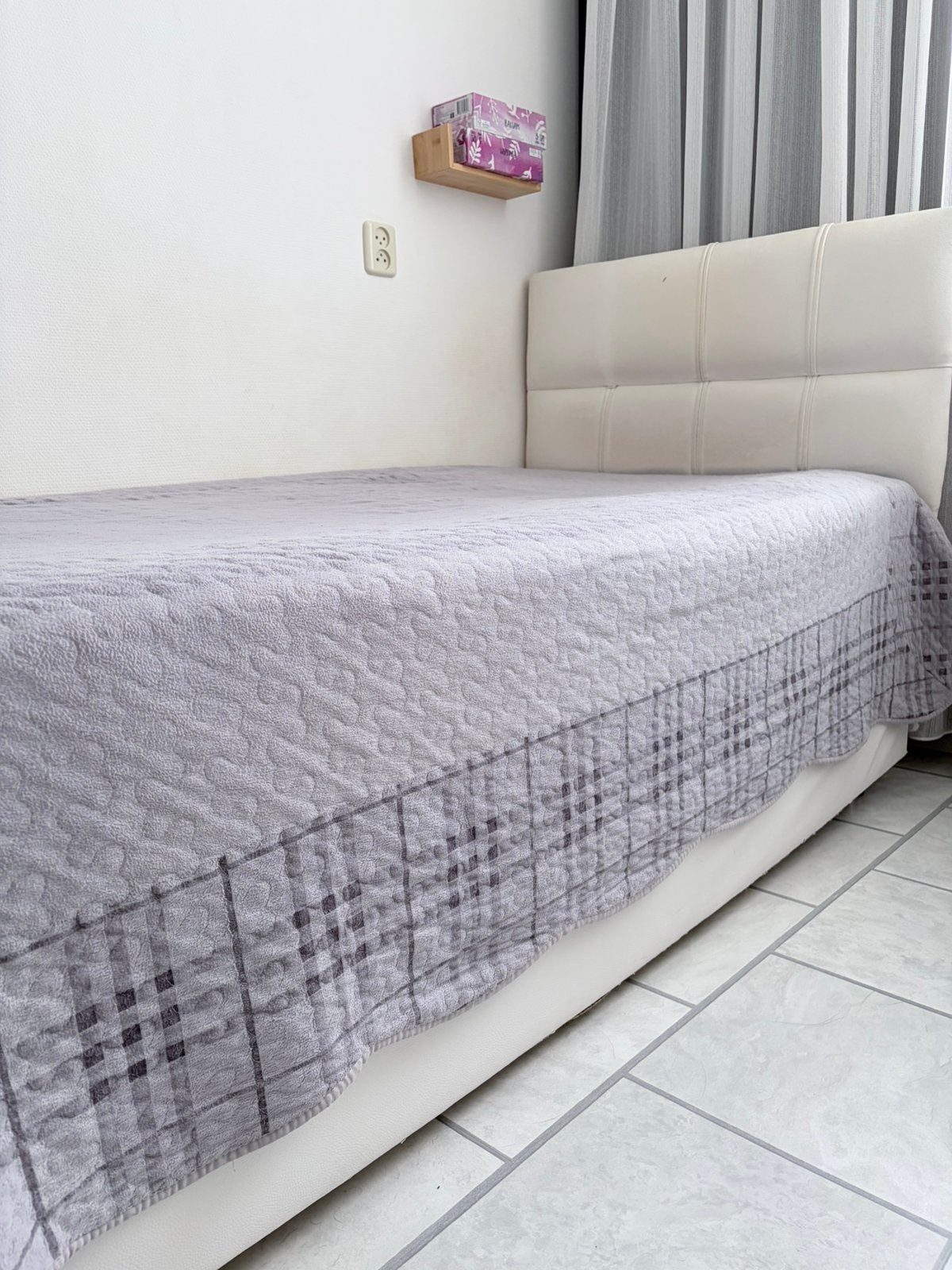 Eenpersoonsbed, Ophalen, Overige materialen, Eenpersoons, 100 cm