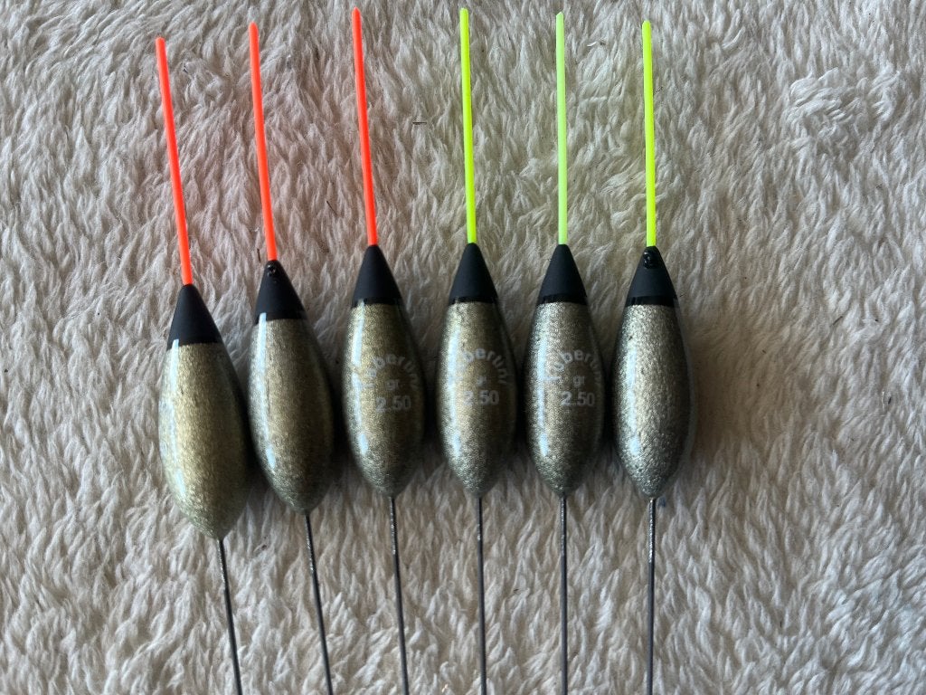adv 194a / NIEUW set 30 dobbers TUBERTINI 2,50gr, Watersport en Boten, Ophalen of Verzenden, Nieuw, Dobber of Lood