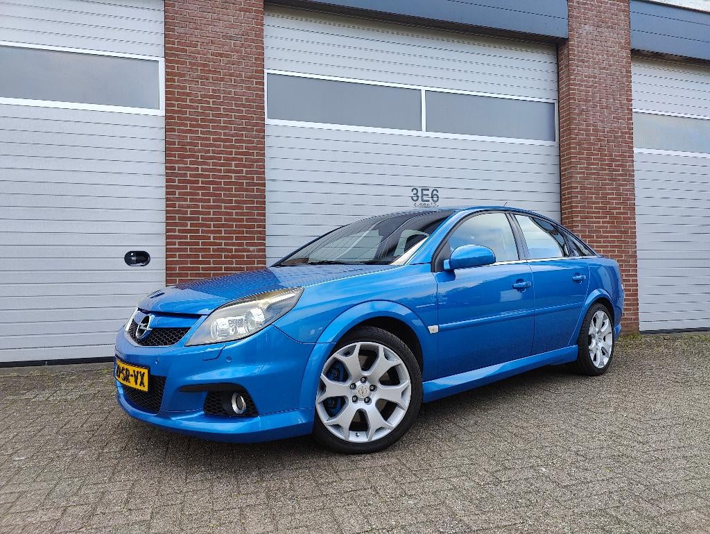 Opel Vectra 2.8 V6 OPC GTS 2006 Blauw, Voorwielaandrijving, Blauw, Leder en Stof, Vectra