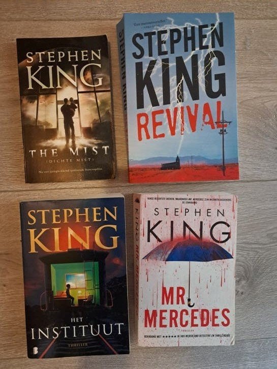 4x Stephen King boeken, Ophalen of Verzenden, Zo goed als nieuw, Stephen King.