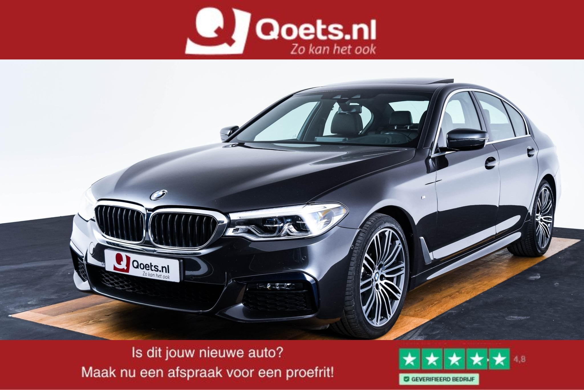 BMW 5-serie 520i High Executive Edition M Sport - Panoramada, Auto's, Automaat, Achterwielaandrijving, Gebruikt, 4 cilinders