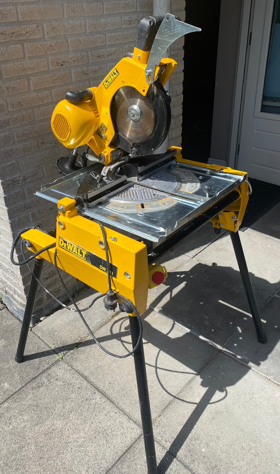 Zaagtafel, 70 mm of meer, Ophalen of Verzenden, Zo goed als nieuw, Afkortzaag