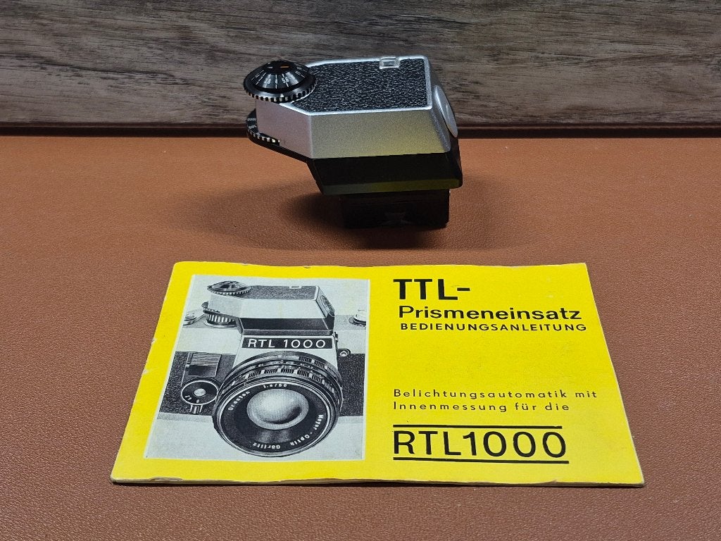 Exakta RTL-1000 Prisma Inzet, Audio, Tv en Foto, Fotocamera's Analoog, Ophalen of Verzenden, Gebruikt, Compact, Overige Merken