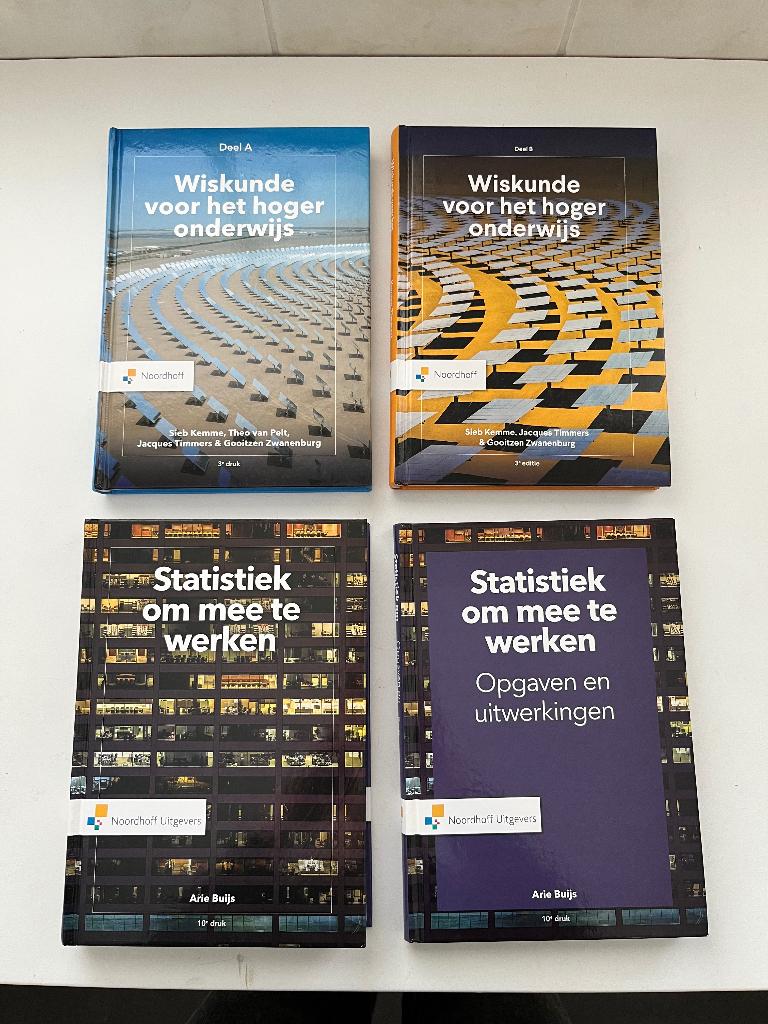 Boeken opleiding Toegepaste Wiskunde, Boeken, Studieboeken en Cursussen, Zo goed als nieuw, HBO, Beta, Ophalen of Verzenden