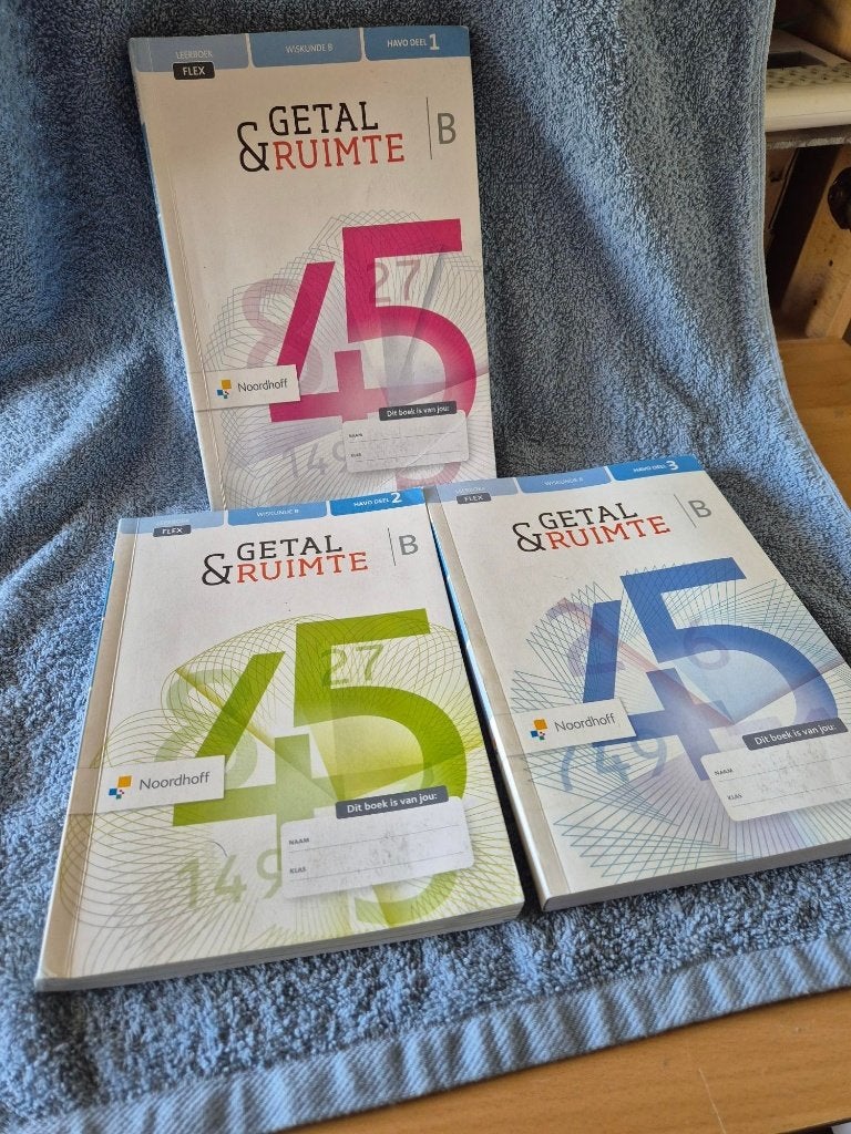 wiskunde b boek,getal en ruimte deel 1,2 en 3, Boeken, Ophalen, Gelezen, HAVO, Noordhoff