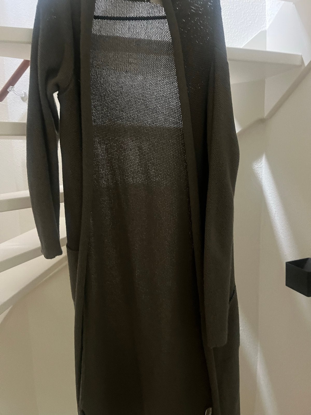 Lang gebreid vest van ZUSSS in maat S/M, Kleding | Dames, Ophalen of Verzenden, Zo goed als nieuw, Maat 36 (S), Groen