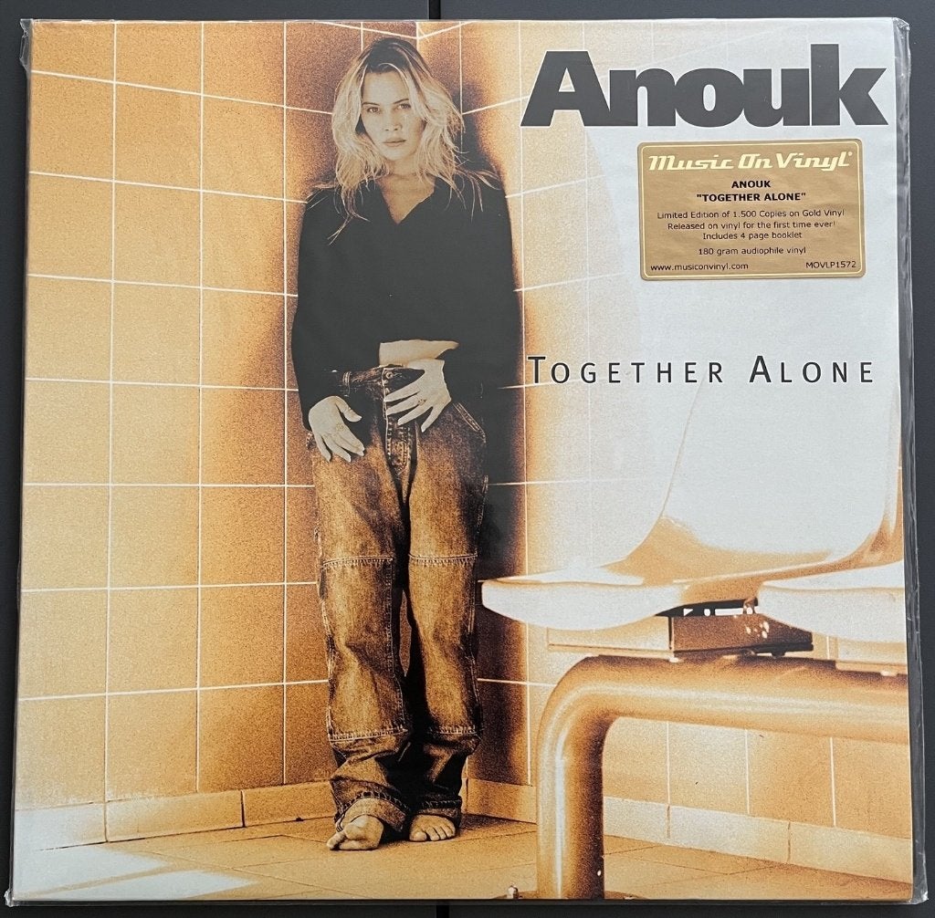 LP Anouk - Together Alone Limited Edition Gold, Cd's en Dvd's, Vinyl | Rock, Nieuw in verpakking, Poprock, LP, Colored vinyl, Geseald