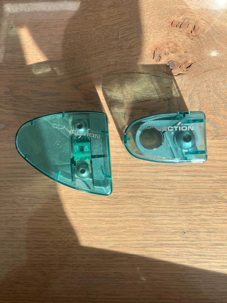 Accuklemmen Connection SBC met zekering voor car audio, Auto-onderdelen, Accu's en Toebehoren, Ophalen of Verzenden, Gebruikt