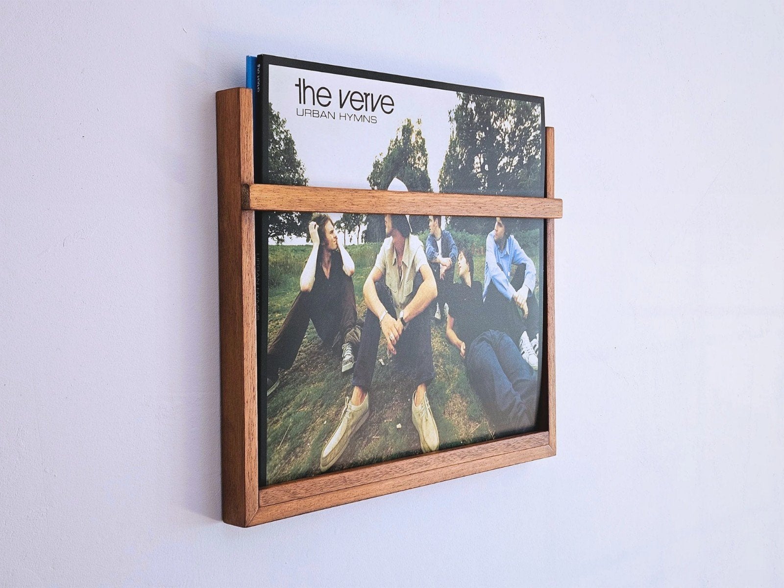 LP houder voor 2 LPs /gatefoldhoes -Vinyl wandlijst hardhout, Huis en Inrichting, 30 cm, Hout, Nieuw, Ophalen of Verzenden