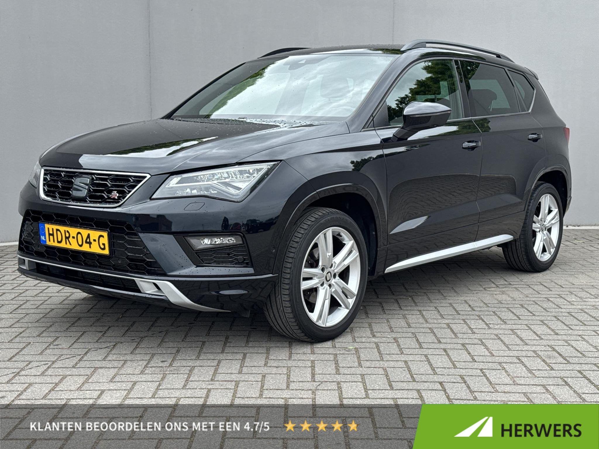SEAT Ateca 1.5 TSI FR Business Intense / Elekt. Wegklapbare, Auto's, 4 cilinders, 150 pk, Zwart, Automatische klimaatregeling