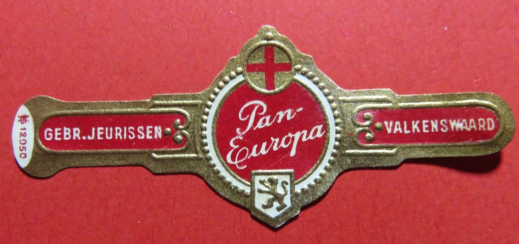 Gebr.Jeurissen Pan-Europa Sigarenbandje, Verzenden, Gebruikt, Sigarenbandjes