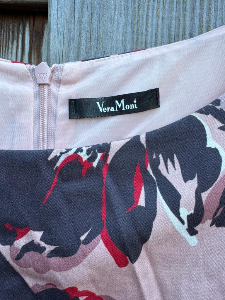 *Vera Mont* Prachtig feestelijke Jurk mt 48 Izgst!, Maat 46/48 (XL) of groter, Ophalen of Verzenden, Zo goed als nieuw, Knielengte