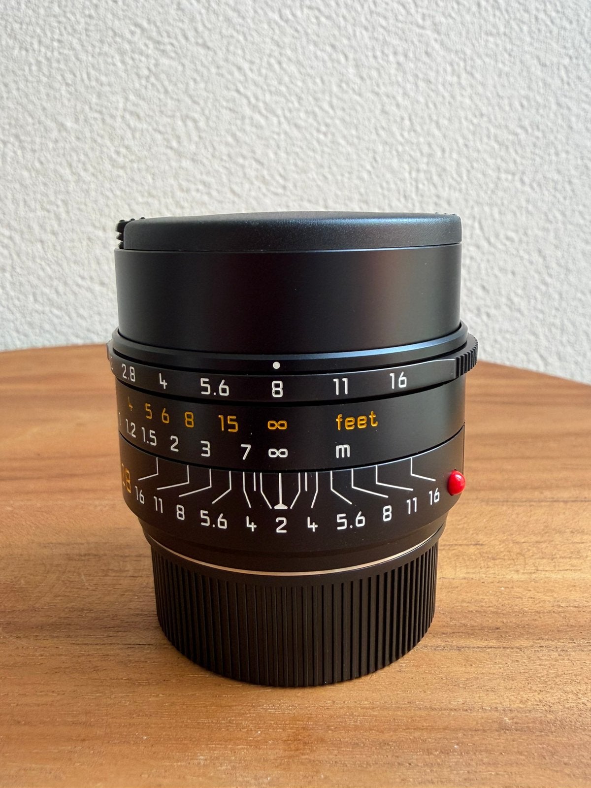 Leica Summicron M 28mm 2.0 ASPH 11618 Close Focus 28 mm Lens, Nieuw, Leica, Leica M-mount, Beschermhoes/tas