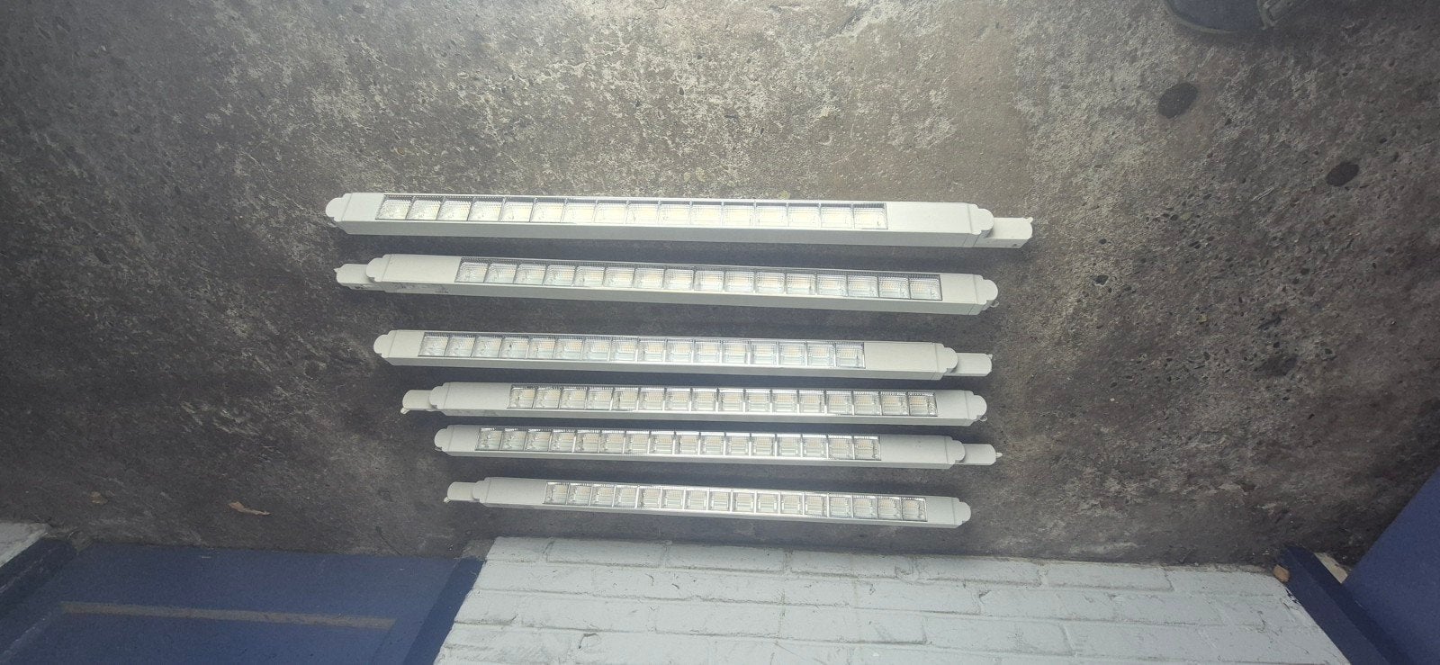 6x Interlight 3-fase rail LED verlichting 29W 3K, 90cm, Metaal, Wit, Industrieel, Ophalen of Verzenden
