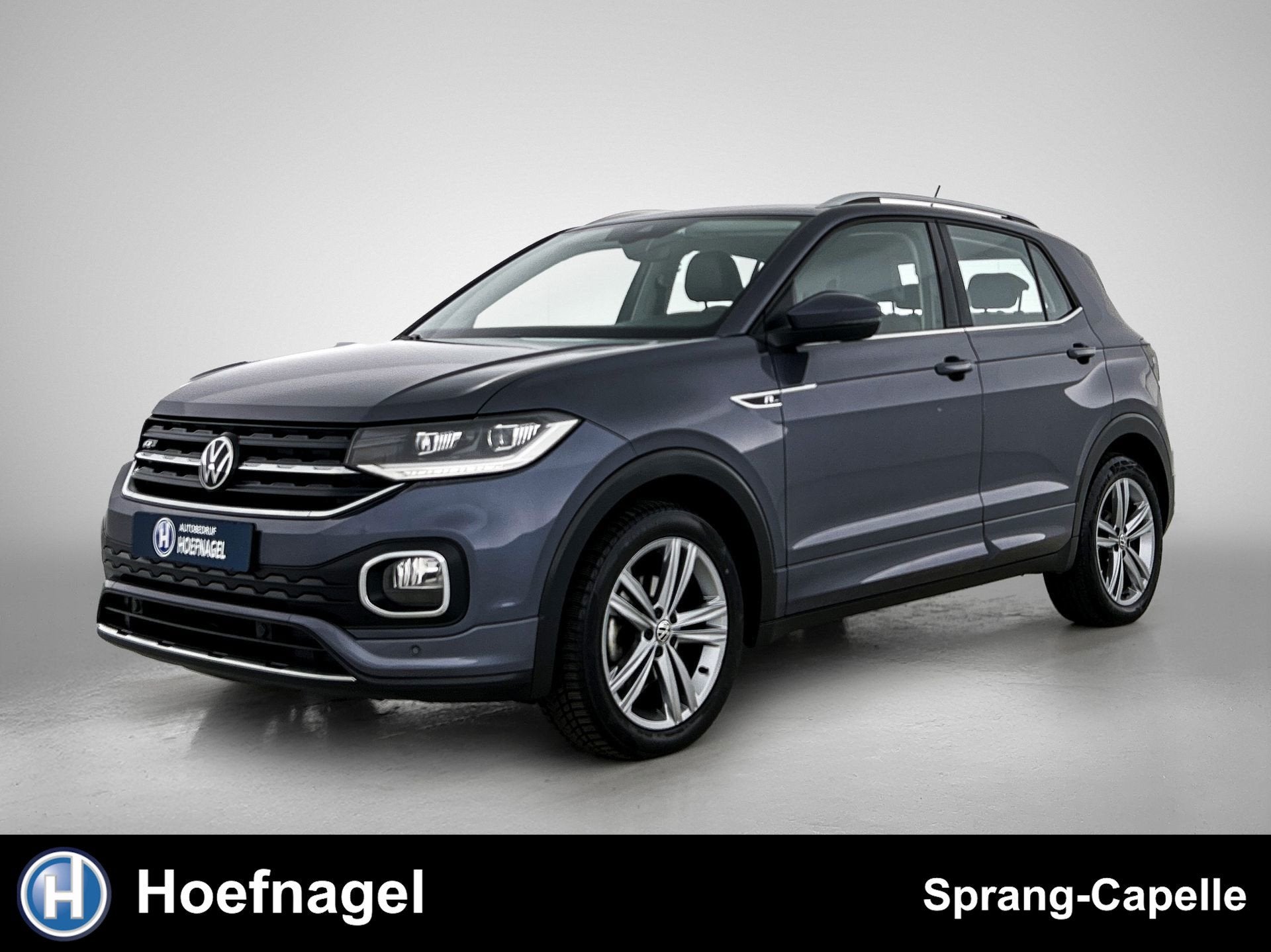 Volkswagen T-Cross 1.0 TSI R-Line | Camera | Adapative Cruis, Auto's, Gebruikt, Bedrijf, 3 cilinders, 1100 kg