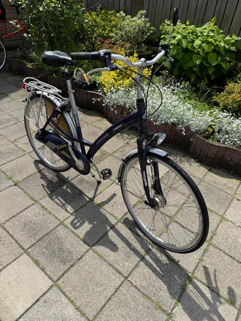 Damesfiets, Fietsen en Brommers, Fietsen | Dames | Damesfietsen, Ophalen, Gebruikt, Overige merken, Versnellingen