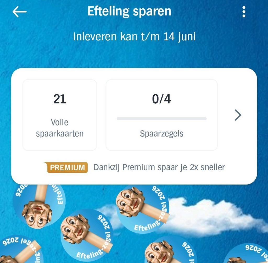 Efteling €14,- korting flexibel ticket of laagseizoen ticket, Drie personen of meer, Kortingskaart
