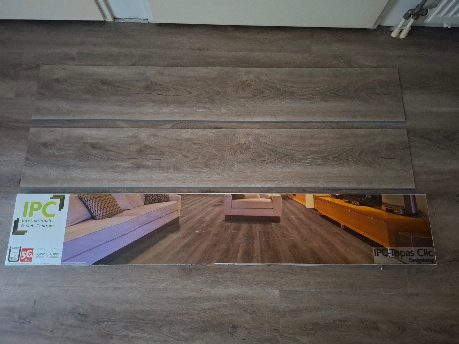 IPC-Toppas Clic Laminaat - 5,0 mm dik, Ophalen, 50 tot 150 cm, Nieuw, 10 m² of meer