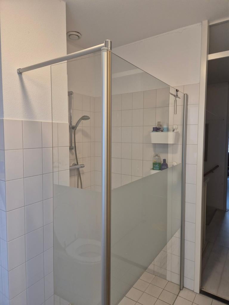 Nette stevige glazen douchewand - 200x135 cm, Ophalen