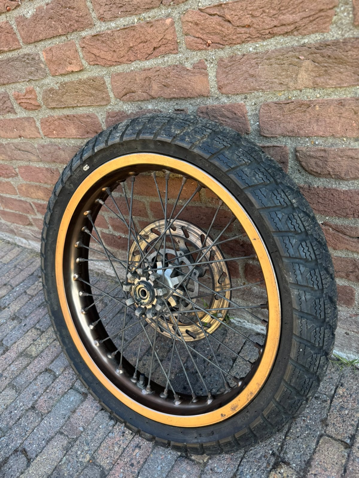 Voorvelg rieju 17 inch 12 mm as (spaakvelg), Ophalen of Verzenden, Overige typen