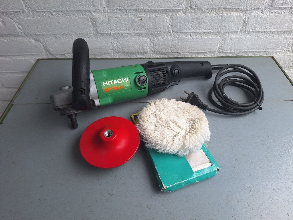 Hitachi SP18VA schuur- / polijstmachine, Ophalen of Verzenden, Gebruikt, 1200 watt of meer, Overige typen