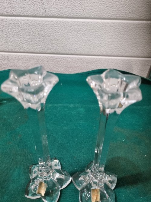 kandelaars kristal nachtmann  vintage 2 stuks, Ophalen of Verzenden, 'T Olde Gre-j, Info@toldegrej.nl, Endepoelstraat 20f Didam