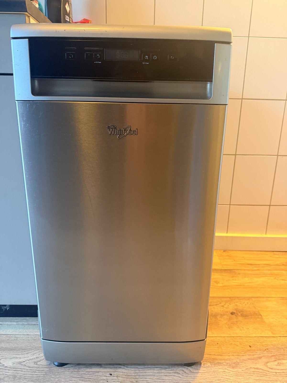 Whirlpool vaatwasser smalle variant, Ophalen, Gebruikt, 85 tot 90 cm, 45 tot 60 cm