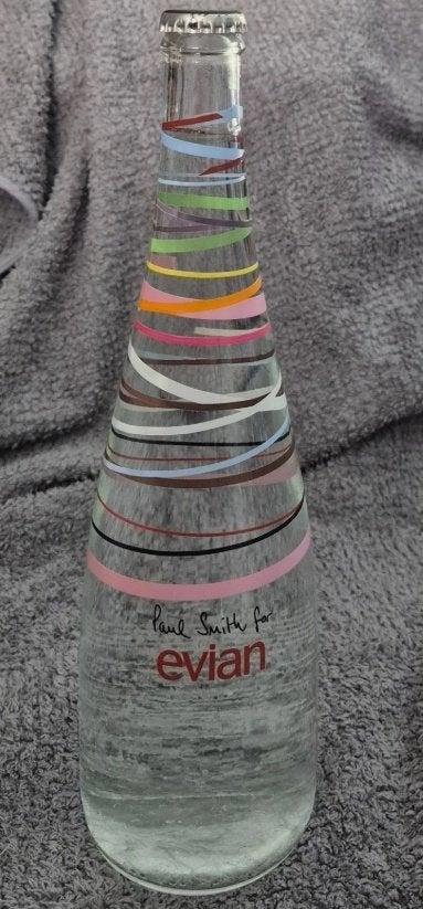 Evian Paul Smith 2010 ontwerp, Limited Edition 75cl, Ophalen of Verzenden, Nieuw