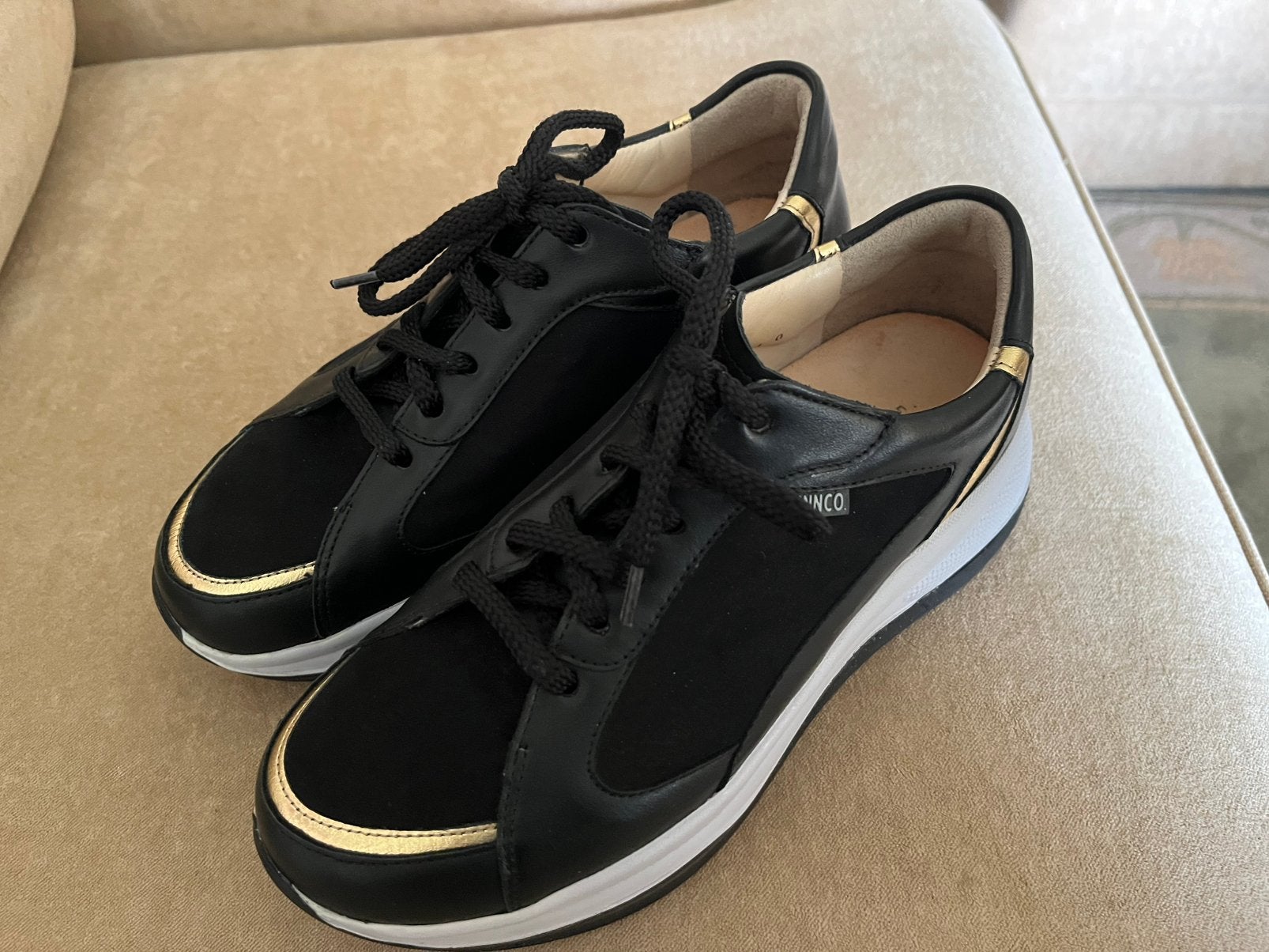 ZGAN FINN COMFORT DAMES SCHOENEN MT38 (5), Kleding | Dames, Zwart, Ophalen of Verzenden, Sneakers of Gympen, Zo goed als nieuw