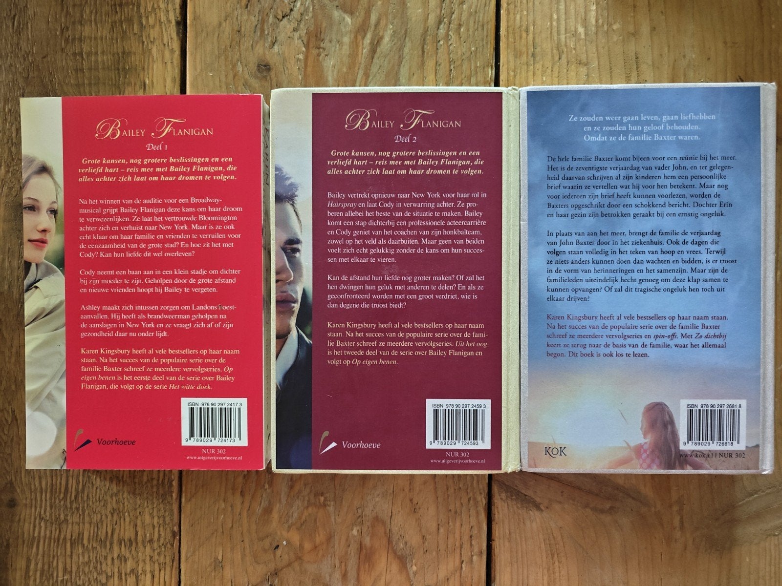 Deel 1, 2 en 5 van de serie: Familie Baxter /Bailey Flanagan, Boeken, Romans, Ophalen of Verzenden, Zo goed als nieuw
