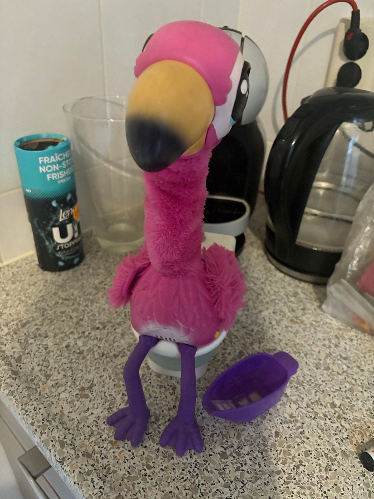 FurReal Friends Poopin' Pets Flamingo Speelgoed, Ophalen of Verzenden, Zo goed als nieuw, Jongen of Meisje