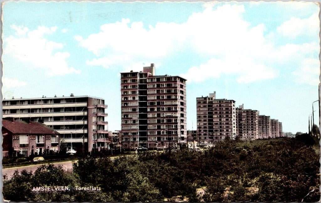 Amstelveen - 7 ansichtkaarten, Verzenden, 1960 tot 1980, Gelopen, Noord-Holland