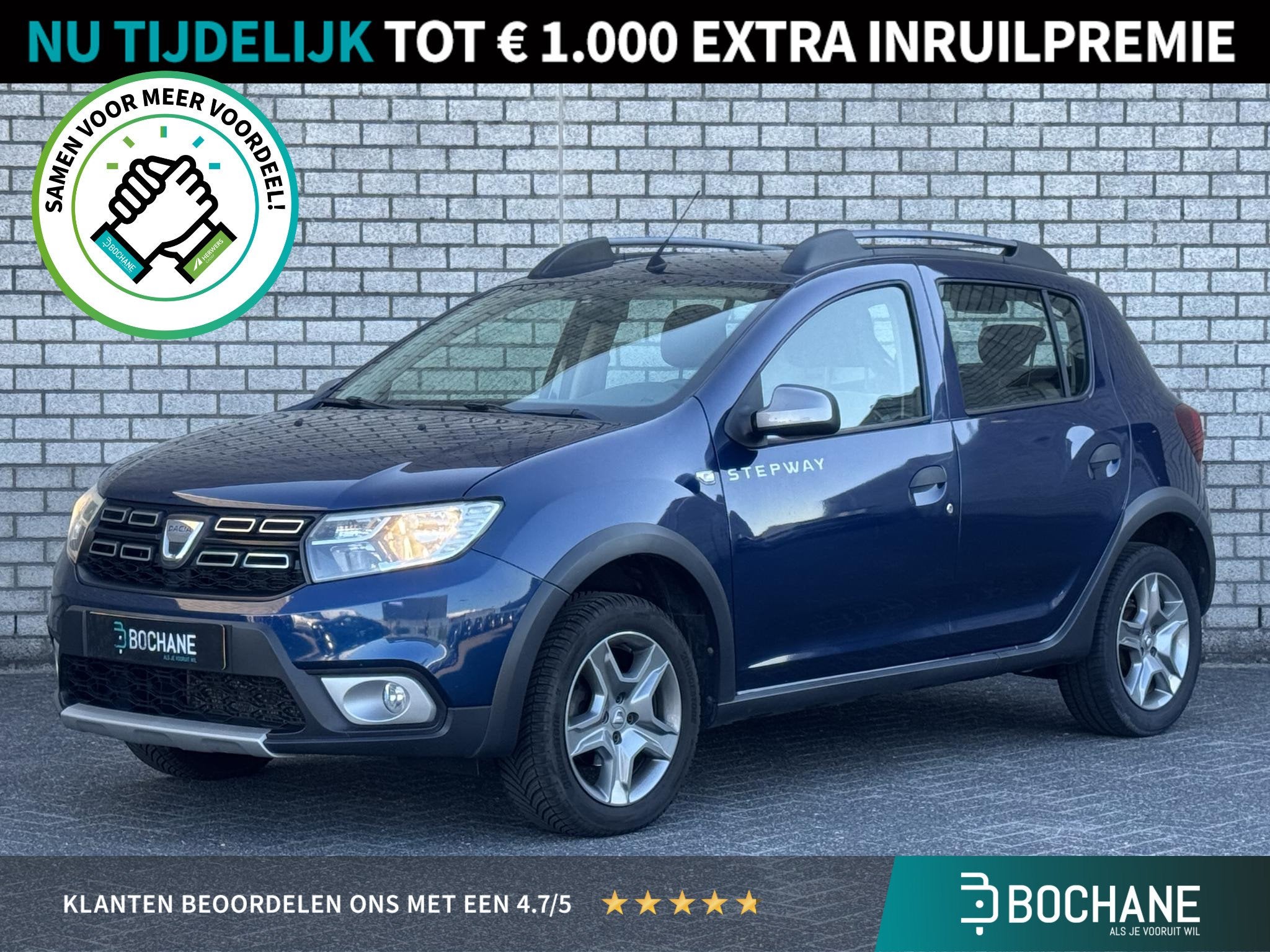 Dacia Sandero 0.9 TCe Bi-Fuel Tech Road | Trekhaak | Achteru