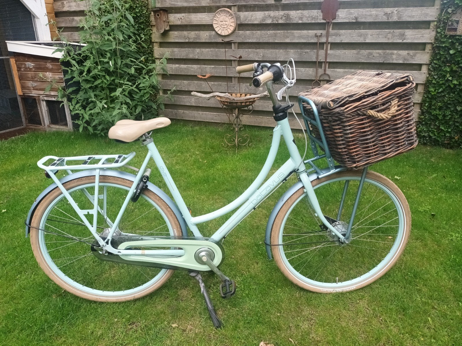 Batavus Diva Transportfiets 59cm, 5 versnellingen, Ophalen, Versnellingen, Batavus, 56 cm of meer