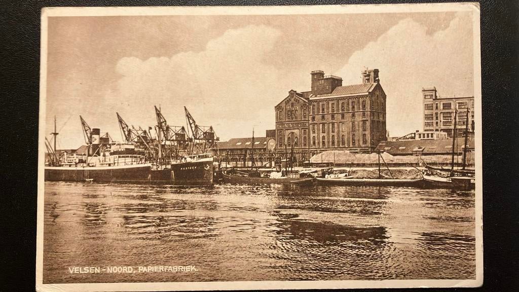 VELSEN  NOORD  Papierfabriek Van Gelder, Ophalen of Verzenden, 1920 tot 1940, Noord-Brabant