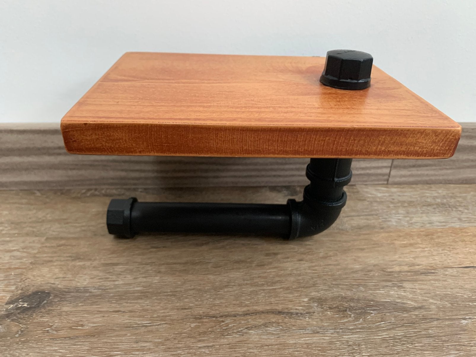 Toiletrolhouder met houten plank, Ophalen of Verzenden, Nieuw