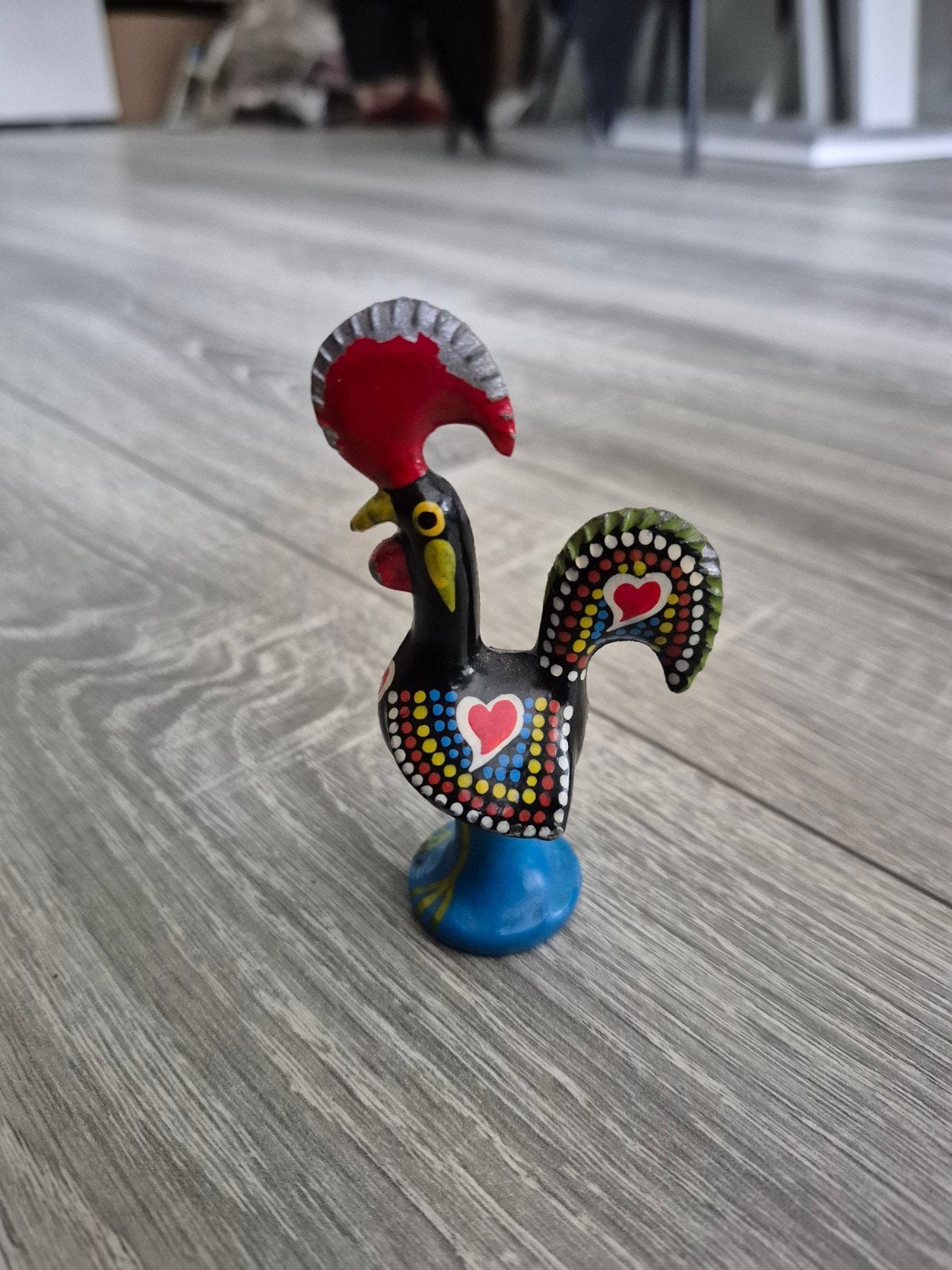 Kleurrijke Portugese Haan van Barcelos - Handgeschilderd, Ophalen of Verzenden, Gebruikt