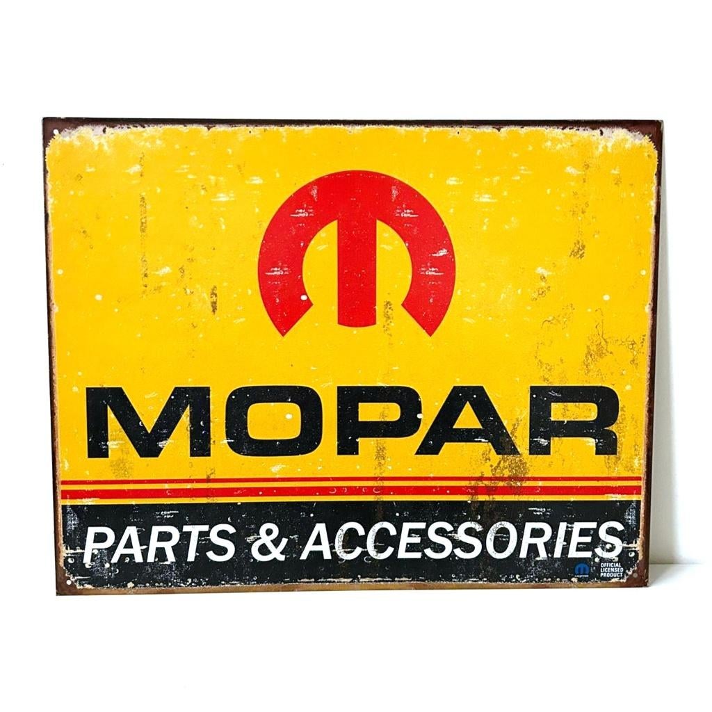 Mopar parts & accessories reclamebord, Verzenden, Zo goed als nieuw, Auto's