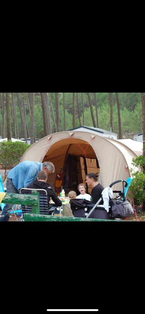 Nomad masai 6 polycotton met porch XXL, Caravans en Kamperen, Ophalen of Verzenden, Gebruikt, Tot en met 6